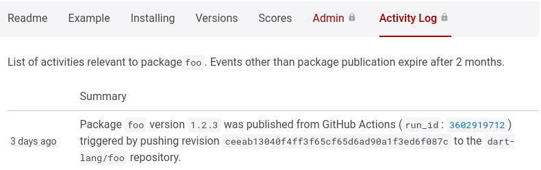 从 GitHub Actions 发布后的审核日志